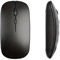Genérico Ratón Inalámbrico Bluetooth para Tabletas Android Windows Y Computadoras Portátiles con 4 Botones Y Una Resolución De 1600 dpi (Negro)
