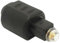 EUYueli Optischer auditiver Adapter, 3,5 mm auf Toslink-Optischer Adapter für klaren und verlustfreien auditiven Ausgang