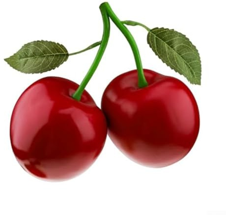 Künstliche Kirsche/Dekoration, groß, simulierter Obststrauß, realistisch, Doppelkopf, rote Kirschen, Ornament, Display, Requisiten für Zuhause, Küche, Restaurant, Hochzeit, Party, Dekorationen im