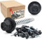 250 Stk. Set 4,8x25 mm Trapezblechschrauben RAL 7016 (Anthrazitgrau) mit EPDM Dichtscheibe – Sechskantschrauben aus Stahl für Trapezblech, Carport, Dachplatten