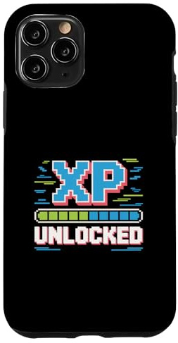 Xp Unlocked Retro Pixel Gamer Level Up Videospiel Hülle für iPhone 11 Pro