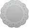 LJY 120 Pieces White Lace Round Paper Doilies Cake Packaging Pads Wedding Tableware Decoration (240mm)