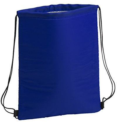 sin4sey 2 x Kühlbeutel Sportbeutel Kühltasche Kühlrucksack Turnbeutel Mit Isolierfolie (blau)