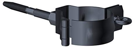 Dachrinne NW 150 Aluminium Farbe Anthrazit Länge 2 Meter (Fallrohrschelle anthrazit für Fallrohre Aluminium Durchmesser 100 mm)
