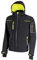 U-Power SPACE, Giacca Softshell, con Cappuccio Staccabile, Tasche Ampie, Full Zip, Antivento, Impermeabile, Tessuto Resistente, Confortevole (BLACK CARBON - 3XL)