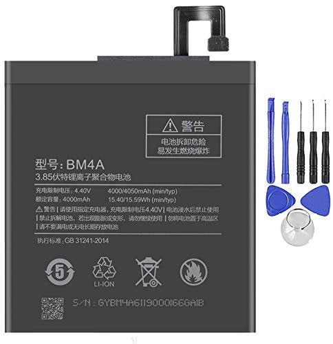 Battery Compatible with Xiaomi Redmi Pro - Note 7-7 Pro BM4A 4050MAH with Disassembly Kit Included