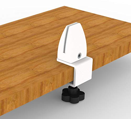 Desk and Table C-Clamp for Screens and dividers, Desktop Screen Partition Clamp for Screen Thickness: 4-10mm, Table Top Thickness: 0-50mm