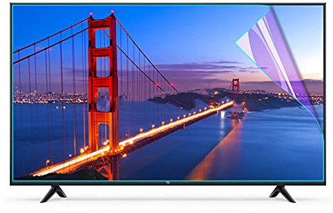 ALX-Dec Protector De Pantalla De TV De 32-65 Pulgadas Protector De Pantalla De TV para LCD Led OLED QLED 4k HDTV, Anti-Huella Digital Mancha De Aceite Anti-Reflejo Anti-luz Azul,65inch