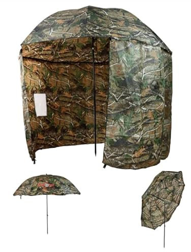 Carp Zoom Umbrella Camo Shelter | Parapluie de pêche