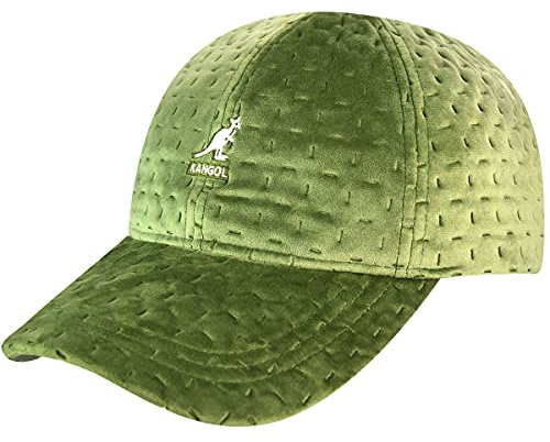 Kangol Dash Quilted Long Bill Cap Basecap Baseballcap Curved Brim Damen/Herren - mit Schirm Herbst-Winter Winter