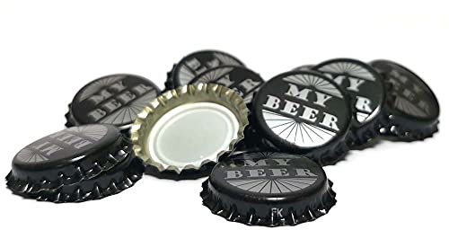 DIAH DO IT AT HOME Crown Caps - Pack of 100 - Beer Brewing DIAH ('My Beer' Crown Caps)