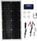 Kit de Panneau Solaire 100 W Kit de Chargeur de Batterie de Panneau Solaire en Silicium Monocristallin avec Contrôleur 30 A pour Voiture, Camping-car, Avions, Satellites, Stations Spatiales, Agricultu