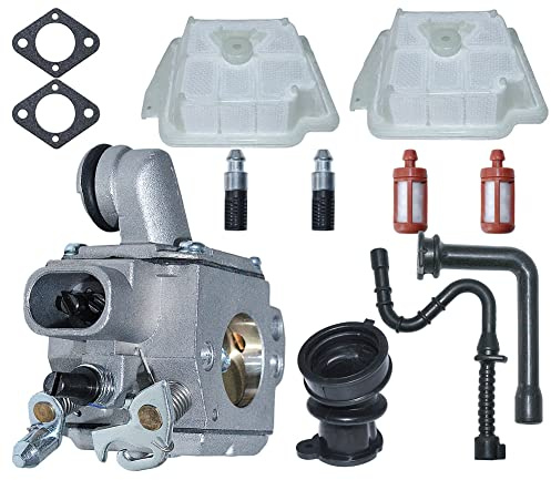 Gubeter Kit carburatore, Motosega per Stihl Ms361 Ms 361, 1135 120 0601, 1135 141 2200, 1128 358 7701, 1122 647 9400, 1135 120 1601.