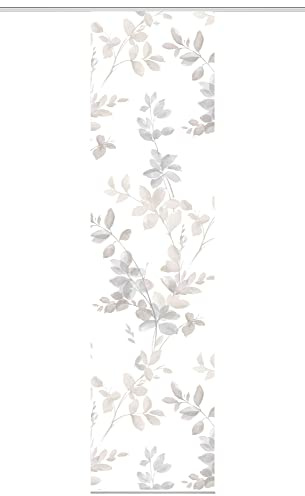 Schiebevorhang Deko blickdicht MADELEINE, Farbe sand, Größe BxH 60x245 cm