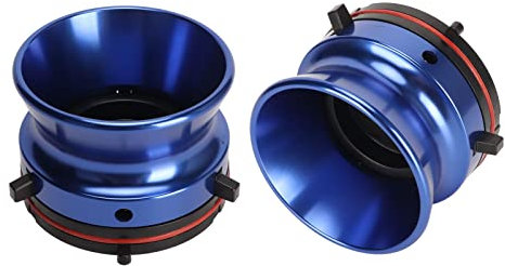 1 Paar Nab-Hub-Adapter, 10-Zoll-Reel-to-Reel-Tonbandgeräte Nab-Rollen-Hub-Adapter für Studer ReVox, für Akai, für Teac-Aluminium-Nab-Hub-Gerät (Blau)