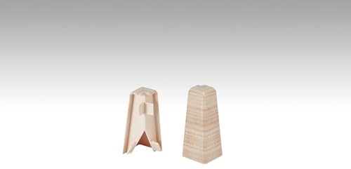 MeisterWerke Meister Außenecken Fußleiste Profil 3PK (2 STK./VPE) Eiche hell 2034