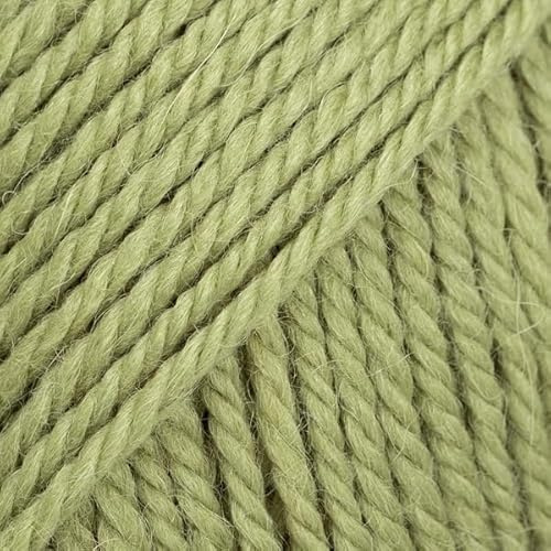 Superfine Alpaca and Peruvian Highland Wool Yarn Drops Nepal, 4 or Medium, Aran, Worsted Weight, 1.8 oz Ball - 82 Yards (8918 Moss Green)