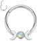16G Septum Ringe Daith Conch Smiley Orbital Piercing Schmuck Silber Septum Daith Schmuck Nasen Ringe 10mm Septum Clicker Nasen Ringe Hoops Moon Daith Cartilage Conch Ohrringe Septum Piercing Hoop