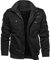 Generico Giacca Caccia Uomo Tuta Antipioggia Set Felpe con Zip Bambino Giacca Impermeabile Uomo Antipioggia Maglioni Uomo Cotone Zip Tuta Elegante Tuta Lavoro Cotone Leggera Felpa Pile Zip Uomo Senza