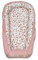 Babynestchen Retro-Blumen - 80x45cm - Warmer Baby Nestchen für Babybett - Schlafnest fürs Schlafen - Bettnestchen Babys Kokon Kuschelnest