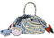 Loungefly Disney Winnie Puuh Mummy I-Aah Glow Crossbody Bag, Mehrfarbig/Meereswellen (Ocean Tides), Einheitsgröße