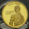 YJMYLTO US-Star Michael Jackson vergoldete Gedenkmünze Creative Crafts Collection - Gold