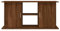 Gecheer Aquariumständer, Aquarium Unterschrank, Aquarium Tisch mit Stauraum, Unterschrank Aquarium, Braun Eichen-Optik 121x41x58 cm Holzwerkstoff