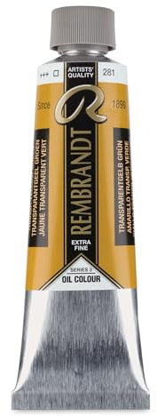 Rembrandt Oil Colour Tube 150 ml Transparent Yellow Green 281