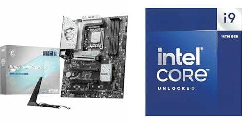 MSI B860 Gaming Plus WiFi Motherboard + Intel® Core™ i9-14900K Desktop Processor 24 Cores