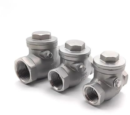 JRBJWYVV Clapet Anti-Retour Horizontal à Filetage Femelle 304ss BSP 1
