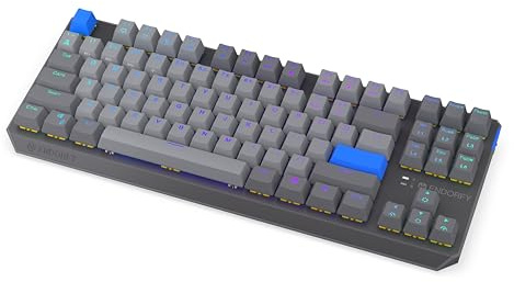 ENDORFY Thock V2 TKL Wireless, BT, 2.4 GHz, Yellow switches by Gateron, hot-swap, Software, Aluminiumoberteil, programmierbare Makros