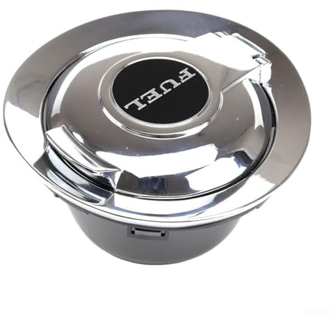 Fauhapyway Tankdeckel für Dodge For Challenger 2008–2019 Tankdeckel Ersatz 68250120AA Silber Metall