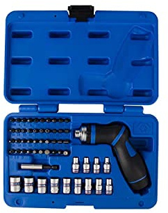 KING TONY 2555MR Set De Destornillador De Ratchet Con Bits Y Sockets - 55 Pzs for DIYers & Professionals, Built for Repair and Installation tasks