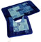 Goodway 2-teiliges Badematten Set │ Badteppich │ Mailand blau mit Ausschnitt │ Mikrofaser Super Soft