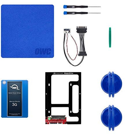OWC 1.0TB 3G SSD and HDD DIY Complete Bundle Upgrade Kit for Late 2009-2010 iMacs (OWCKITIM09HE1TB)