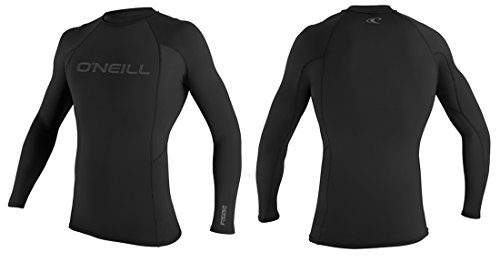 O'Neill Youth Kids Junior Thermo-X Long Sleeve Crew Top Black - Easy Stretch Quick Dry - Unisex