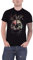 Slayer Herren Cleaved Skull T-Shirt, Schwarz (Black Black), Large