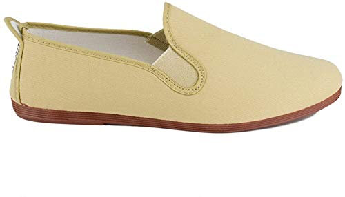 javer 55-1 - Zapatilla Kung-FU Lona Mujer Color: Tostado Talla: 39