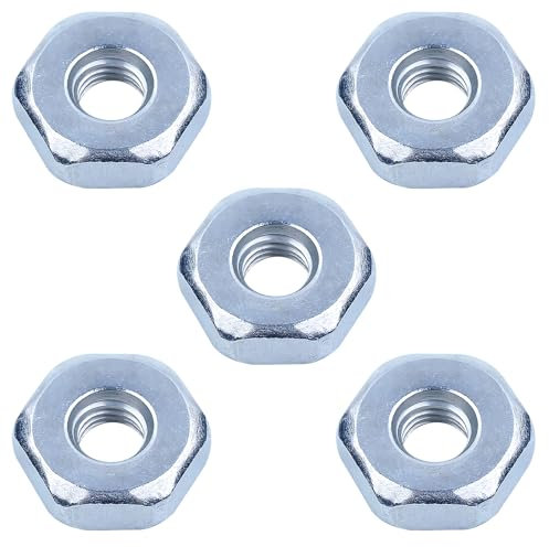 5 Pezzi Dadi di Copri del Catena per STIHL Motosega MS170 MS171 MS180 MS181 MS250 MS251 MS211 MS390 e Altri Modelli, AUMEL M8 Dado in Acciaio Inox Ricambi Dado Accessori