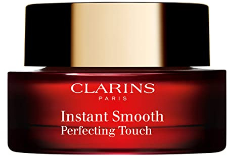 Clarins Instant Smooth Perfecting Touch | Primer, Face Makeup Pore Minimizer | Blurring Primer Targets Wrinkles and Pores | All Skin Types | 0.5 Ounces