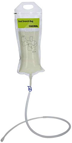 Drench Bag, transparent mit Sonde und Zipperverschluss