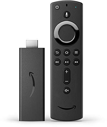Fire TV Stick, Reacondicionado Certificado | Con mando por voz Alexa (incluye controles del TV), sonido Dolby Atmos, modelo de 2020