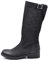 IF Fashion Stivali Stivaletti da Donna Biker Motociclista Traforati Primaverili Estivi con Fibbia LY70-4 Nero N.38