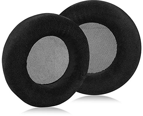 MOLGRIA K701 Ersatz-Ohrpolster für AKG K701 K702 Q701 Q702 K601 Q612 K712 Over-Ear-Kopfhörer (Velours-Schwarz)