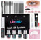 Libeauty Wimpernlifting Set mit Farbe Schwarz, Lash Lifting Set mit Farbe Schwarz, Enthält Alles, was zum Lift und Färben Wimpern Benötigt wird, Komplett in 30 Minuten, für Anfänger