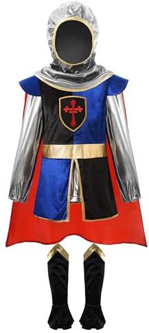ReliBeauty Costume Cavaliere Bambino Carneval Halloween,140cm