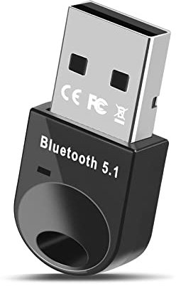 shuwosmart Bluetooth Adapter PC, USB Bluetooth 5.1 Dongle EDR Bluetooth Stick für PC, Desktop, Laptop kompatibel mit Windows 11/10/8.1/7