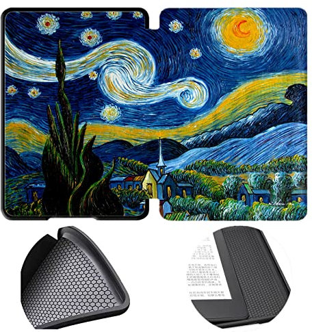 Durable Soft Case Designed for Kindle Paperwhite Prior to 2018, (Model EY21 & DP75SDI)/Waterproof Magnetic Cover with Auto Wake/Sleep