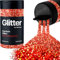 Hemway Premium Glitter Shaker - Red Holographic | Extra Chunky Metallic Flake Sequins for Resin & Epoxy Crafts | Craft Supplies for Tumblers, Festival, Hair, Face, Body, Eye & Nail Art | 115 g