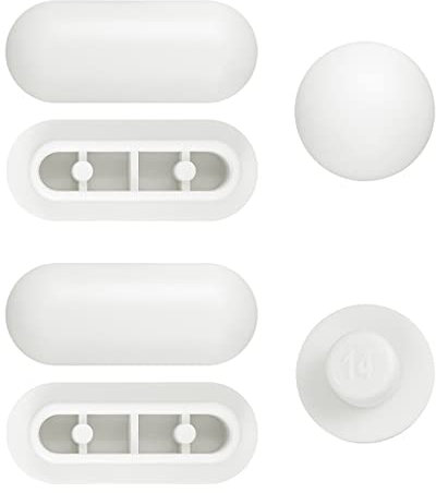 Toilet WC Seat Buffer Set - Toilet Seat Bumper, Noise Dampening Bumpers, Gasket Toilet Seat Buffer Set, Universal Toilet Bumper, Replacement Cushioning Pads